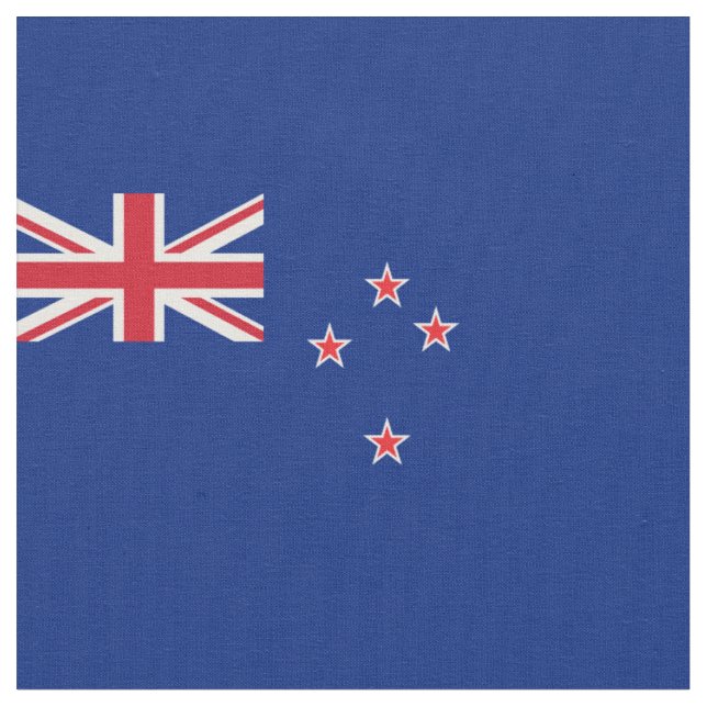 Flagge Neuseelands Stoff (Nahaufnahme)