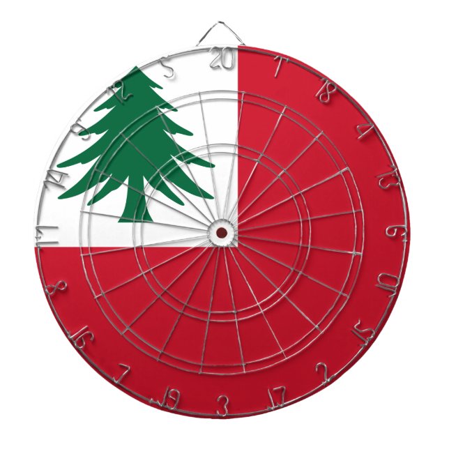 Flagge New England Dartscheibe (vorne)