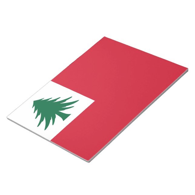 Flagge New England Notizblock (angewinkelt)