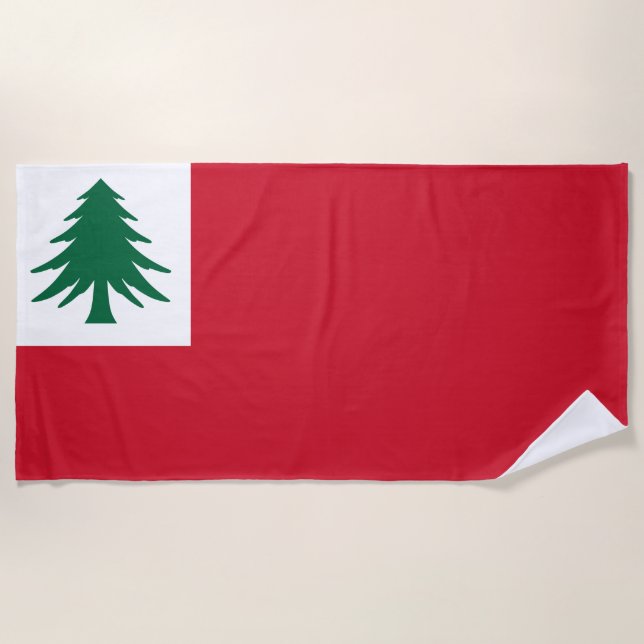 Flagge New England Strandtuch (Vorderseite)