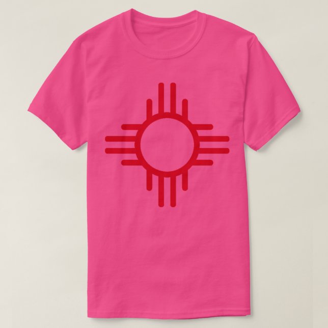 Flagge New Mexico 9 T-Shirt (Design vorne)