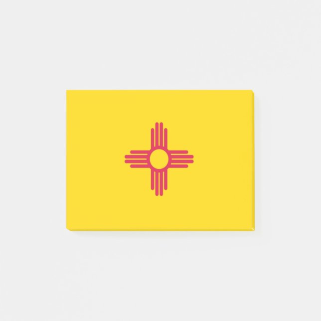 Flagge New Mexico Post-it Klebezettel (Vorderseite)