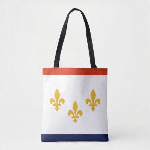 Flagge New Orleans, Louisiana Tote Tag Tasche