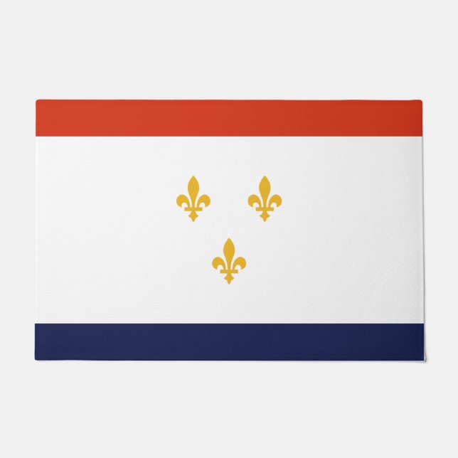 Flagge New Orleans (Louisiana, USA) Fußmatte (Vorderseite)