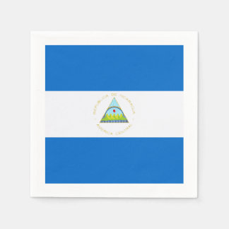 Flagge: Nicaragua Serviette