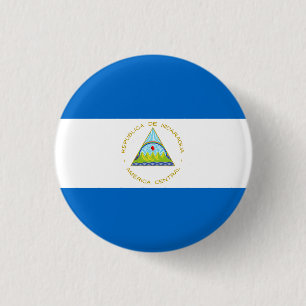 Flagge Nicaraguas Button
