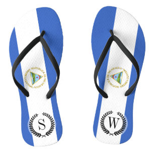 Flagge Nicaraguas Flip Flops