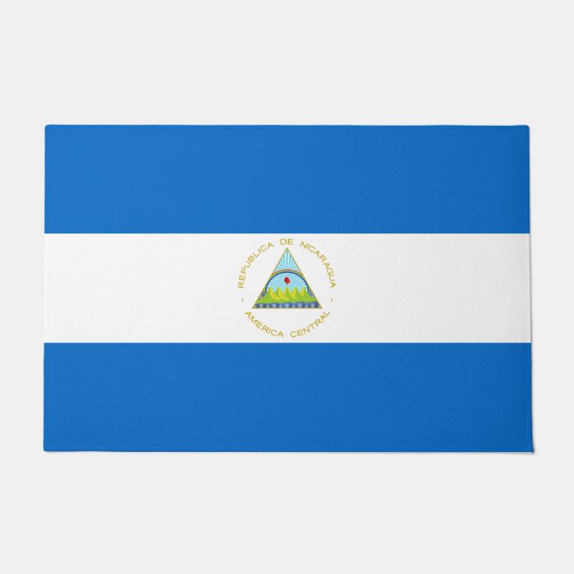 Flagge Nicaraguas Fußmatte (Vorderseite)