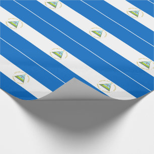 Flagge Nicaraguas Geschenkpapier