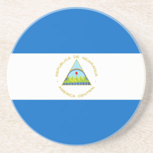 Flagge Nicaraguas Getränkeuntersetzer