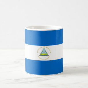Flagge Nicaraguas Kaffeetasse