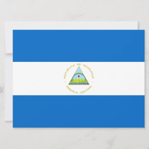 Flagge Nicaraguas Karte