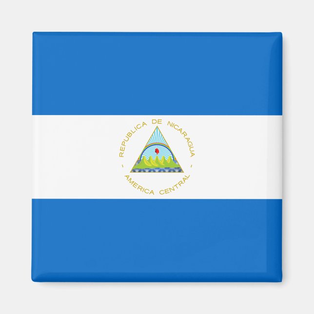 Flagge Nicaraguas Magnet (Vorne)