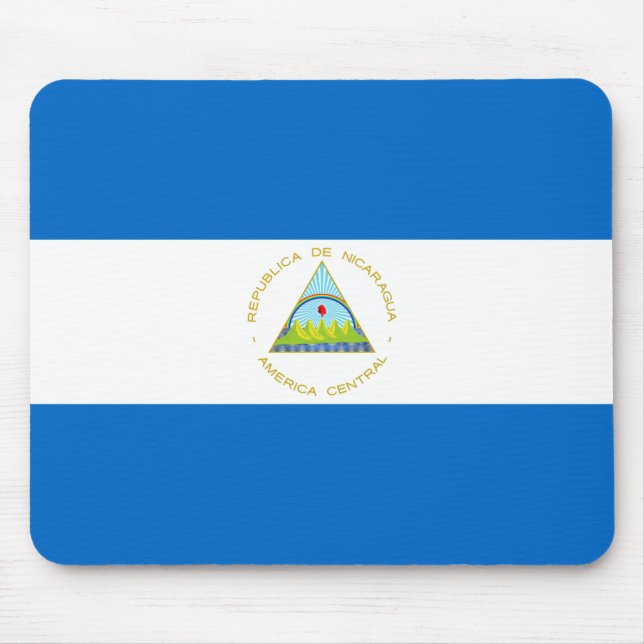 Flagge Nicaraguas Mousepad (Vorne)