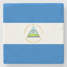 Flagge Nicaraguas Steinuntersetzer
