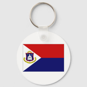 Flagge niederländische Antillen-St. Maarten Schlüsselanhänger