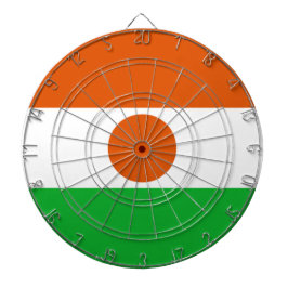 Flagge Niger (afrikanisches Land) Dartscheibe