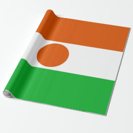 Flagge Niger (afrikanisches Land) Geschenkpapier