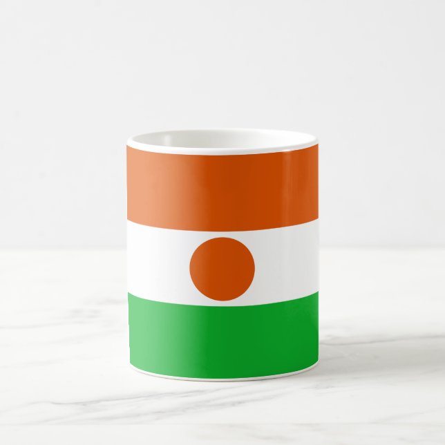 Flagge Niger (afrikanisches Land) Kaffeetasse (Mittel)