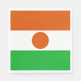 Flagge Niger (afrikanisches Land) Serviette