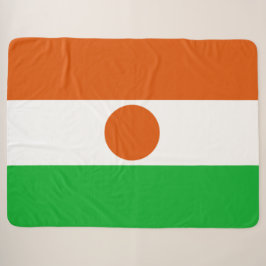 Flagge Niger (afrikanisches Land) Sherpadecke