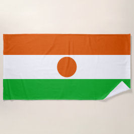 Flagge Niger (afrikanisches Land) Strandtuch