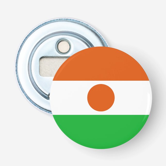 Flagge Niger Flaschenöffner (Vorderseite)