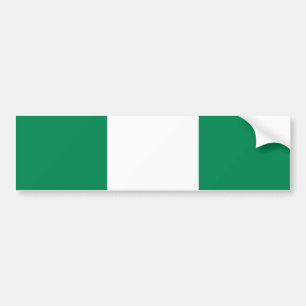 Flagge Nigerias Autoaufkleber