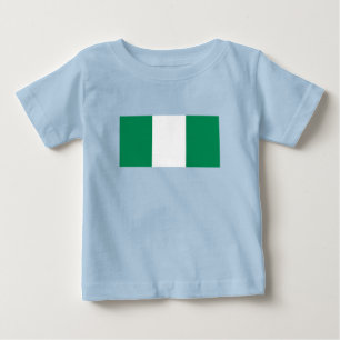 Flagge Nigerias Baby T-shirt