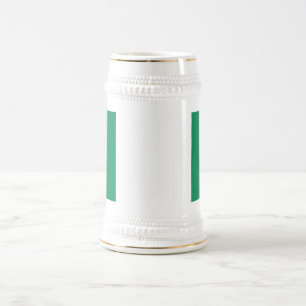 Flagge Nigerias Bierglas