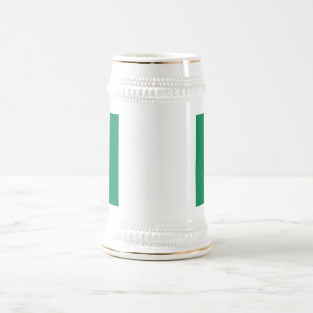 Flagge Nigerias Bierglas (Mittel)