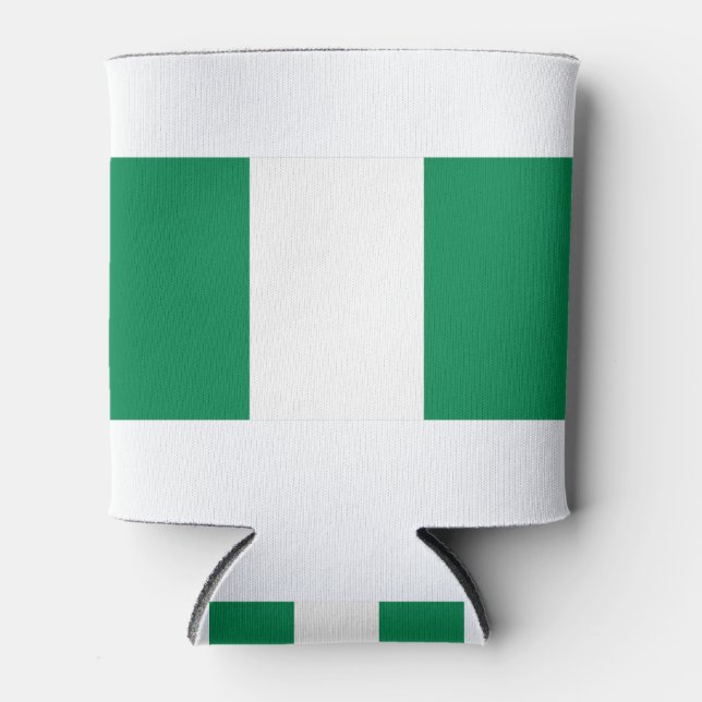 Flagge Nigerias Dosenkühler (Vorderseite)