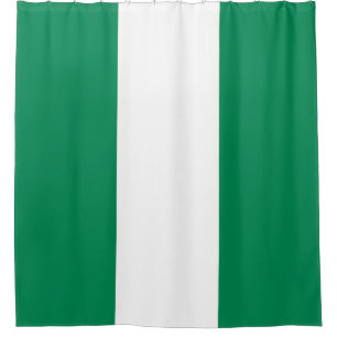 Flagge Nigerias Duschvorhang