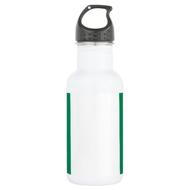 Flagge Nigerias Edelstahlflasche (Vorderseite)