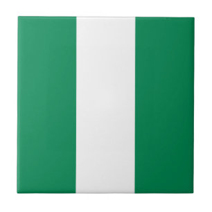 Flagge Nigerias Fliese