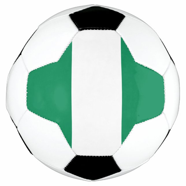 Flagge Nigerias Fußball (Vorderseite)