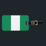 Flagge Nigerias Gepäckanhänger<br><div class="desc">Flagge Nigerias</div>