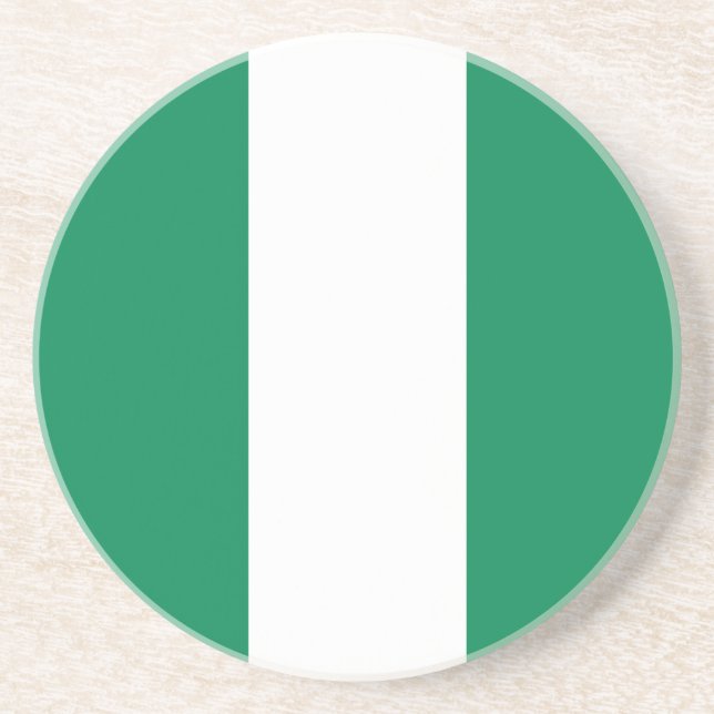 Flagge Nigerias Getränkeuntersetzer (Vorne)