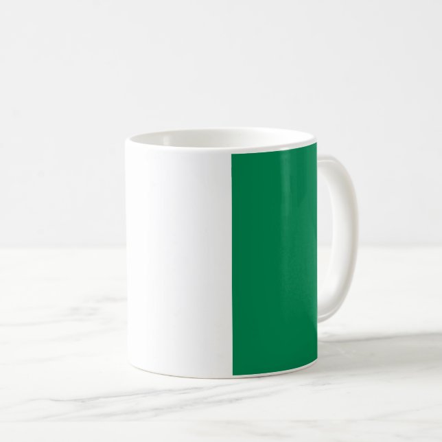 Flagge Nigerias Kaffeetasse (VorderseiteRechts)