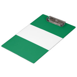 Flagge Nigerias Klemmbrett