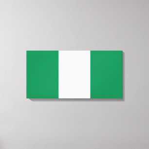 Flagge Nigerias Leinwanddruck