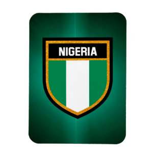 Flagge Nigerias Magnet
