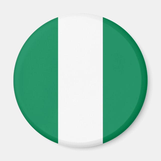 Flagge Nigerias Magnet (Vorne)
