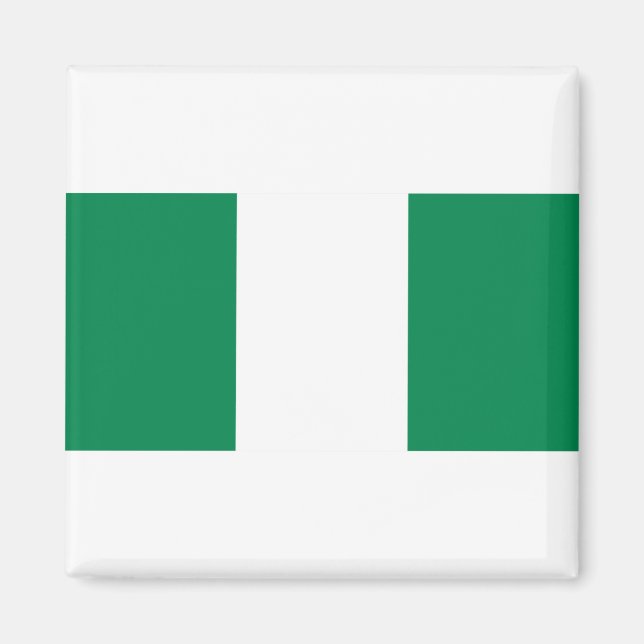 Flagge Nigerias Magnet (Vorne)
