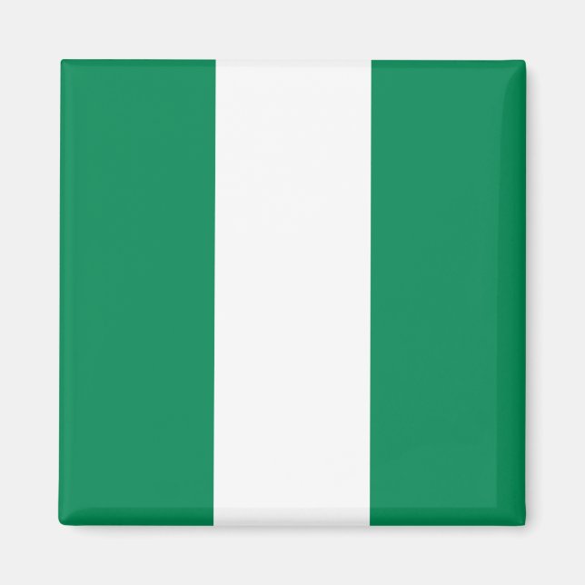 Flagge Nigerias Magnet (Vorne)