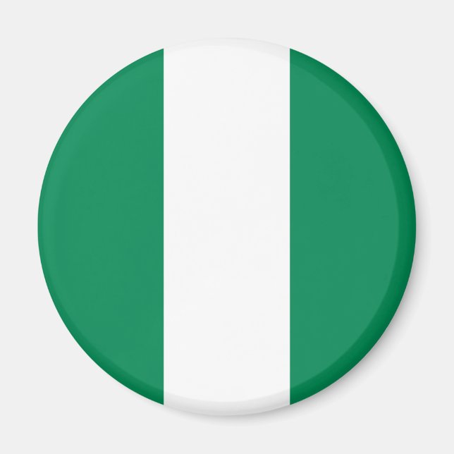 Flagge Nigerias Magnet (Vorne)