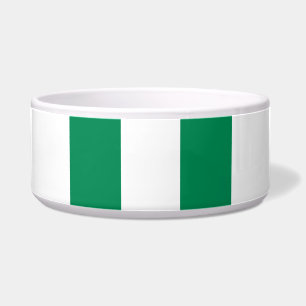 Flagge Nigerias Napf