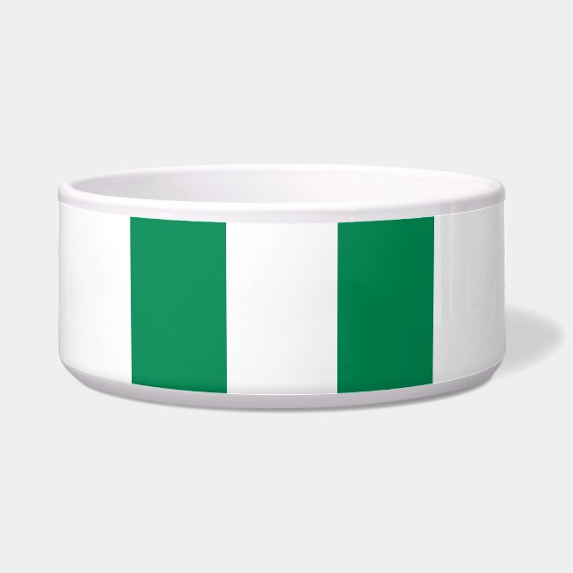 Flagge Nigerias Napf (Vorderseite)