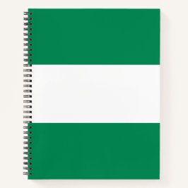 Flagge Nigerias Notizbuch