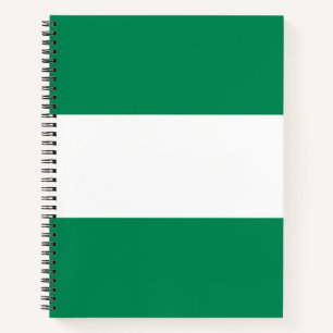 Flagge Nigerias Notizbuch